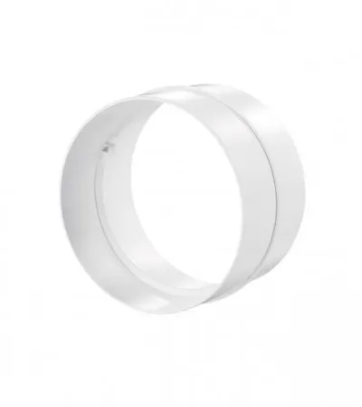 VENTS Spojnica za ventilaciju fi.125 PVC bijela 212
