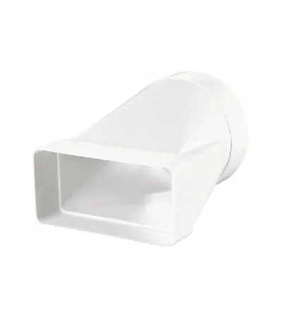 VENTS Redukcija za ventilaciju fi.100 55x110mm PVC bijela 511