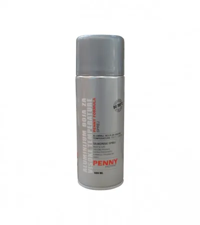 MASTER Sprej aluminijum boja za visoke temperature 400ml