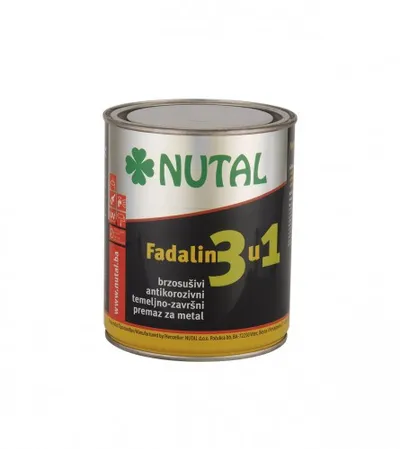 NUTAL Boja emajl fadalin 3u1 0,75L Bijeli