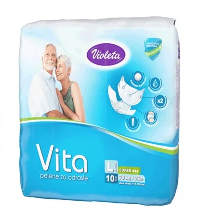 VIOLETA Pelene za odrasle VITA 10L SUPER