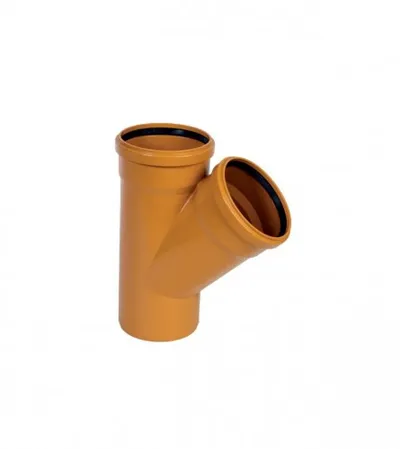 PEŠTAN Račva PVC 110x110x45° UL.KAN
