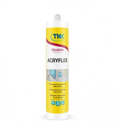 TKK Silikon akrilni 300ml Tekadom Akriflex bijeli