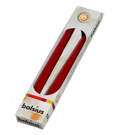 BOLSIUS Svijeća 2/1 24,5cm RED
