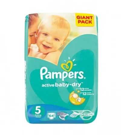 PAMPERS Pelene 5 GP Junior 64kom