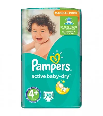 PAMPERS Pelene 4+ GP Maxi Plus 70kom