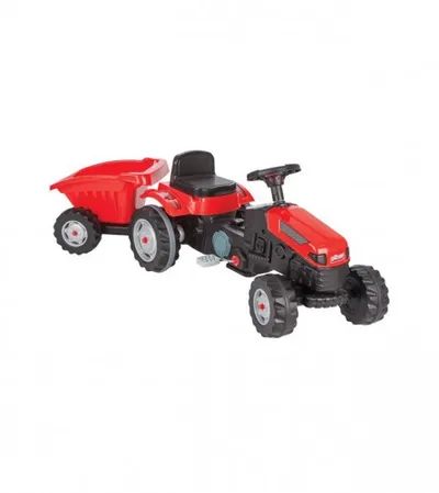 MASTER Igračka traktor na pedale sa prikolicom 8073