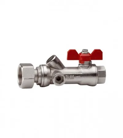 REMER Kuglasti ventil sa ispustom i holenderom za vodomjer 1/2" Remer 376NR12