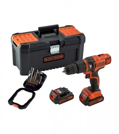 BLACK&DECKER Bušilica aku sa priborom BDK148BTA