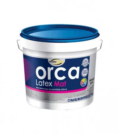 KOMOCHEM Boja unutrašnja periva ORCA Latex 5l Polumat bijela