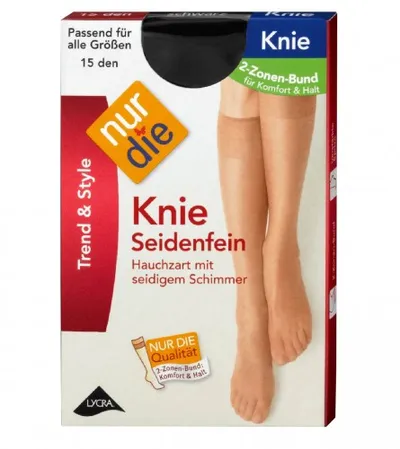 NUR DIE Dokoljenice ženske glatke 615969 one size