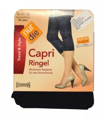 NUR DIE Štrample CAPRI RINGEL 711691 38-40 crne
