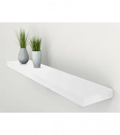 MASTER Polica drvena 100x23.5x3.8cm Glossy white SL11001