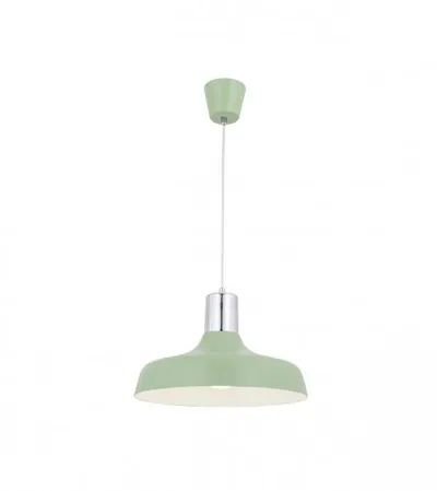OKTAY Luster E27 60W STEEL SARKIT 2134 Svijetlo zelena