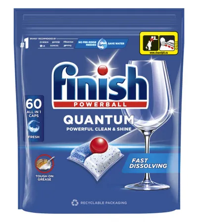 FINISH Tablete za mašinsko pranje suđa apple&lime 60 tableta