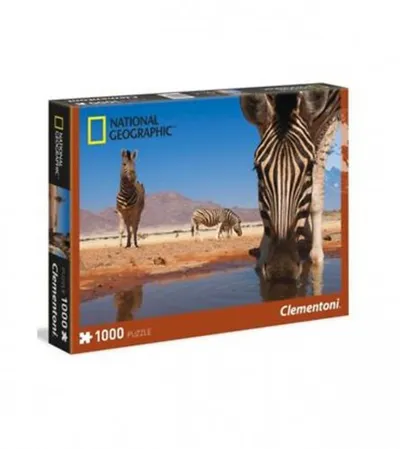 CLEMENTONI Puzzle 1000kom zebra 39356