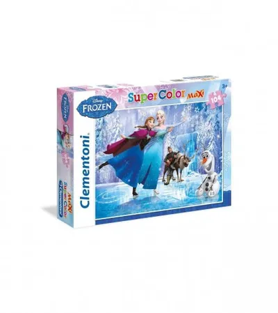 CLEMENTONI Puzzle 104kom Frozen maxi 23679