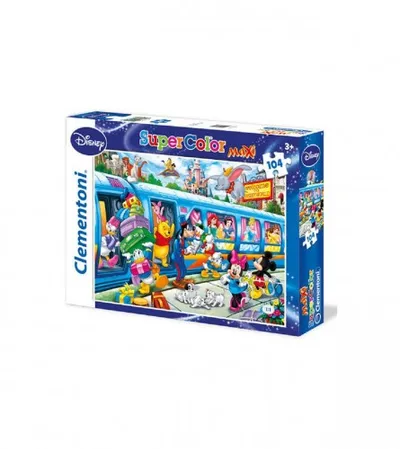 CLEMENTONI Puzzle 104kom Mickey Mouse maxi 23650