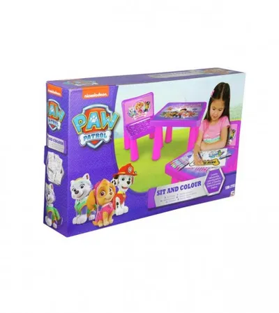 PAW PATROL Igračka stol + stolica za crtanje PWP9-Y17-4144-1