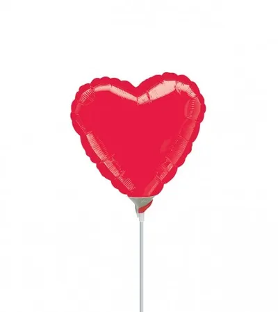 AMSCAN Balon srce crveni 23cm 2964709