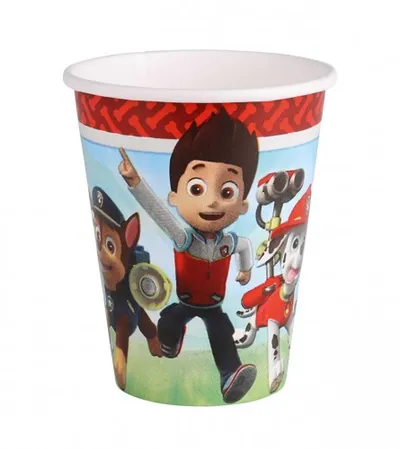 AMSCAN Čaše PAW PATROL 8/1 250ml 999135
