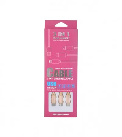 MASTER Punjač USB za mobitel 3u1 12180369