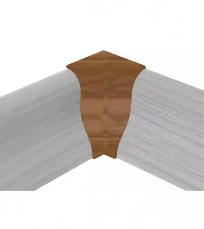 DOELLKEN Ugao unutarnji za lajsnu PVC UU-SLK50-W184