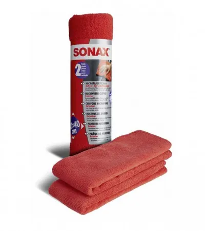 SONAX Krpa od mikrovlakana za lak 2/1 crvena 416241