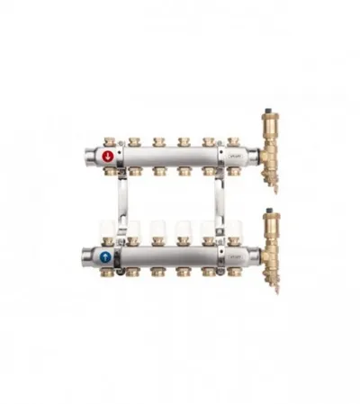 VALVEX Razdjelnik set 3-8 izlaza 1" 3/4" inox 6085360