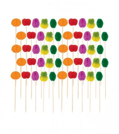 AMSCAN Čačkalice rodjendanske 10cm FRUIT 401301