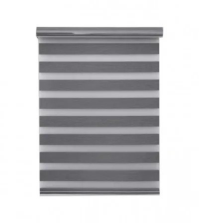 MASTER Roletna zebra 80x160cm tamno siva S014