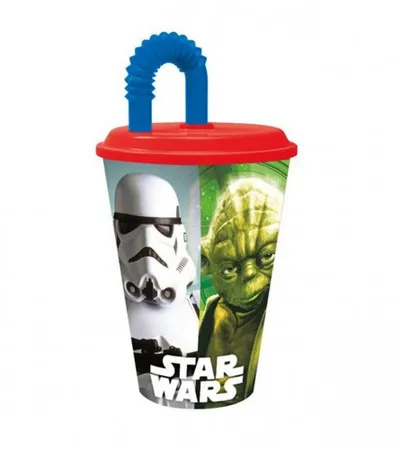 STOR Čaša sa slamkom STAR WARS 59730