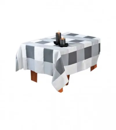 HAFT SA Stolnjak 130x180cm CRNO-BIJELI T045