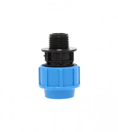 MASTER Poluspojnica PVC fi20mm sa vanjskim navojem E1004