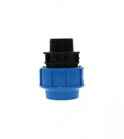 MASTER Poluspojnica PVC fi50mm sa vanjskim navojem E1004