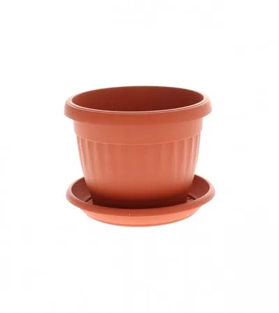 PLASTOFLEX Saksija sa podmetačem fi12 Mediteran