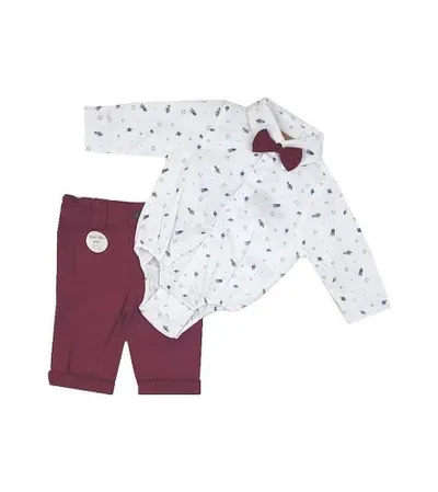 MASTER Set dječiji muški hlače i košulja Q17044