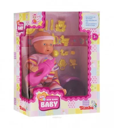 SIMBA Igračka beba ćela sa opremom i funkcijama 426295