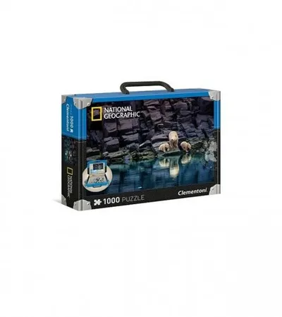 CLEMENTONI Igračka puzzle 1000 kom polarni medvjedi