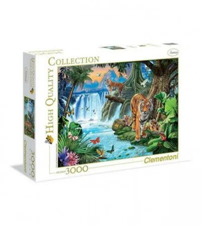 CLEMENTONI Igračka puzzle 3000kom porodica tigrova 143187