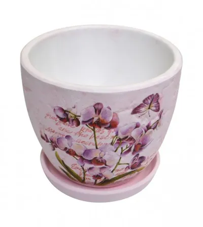 MASTER Saksija keramička 13cm ROZE 01190202