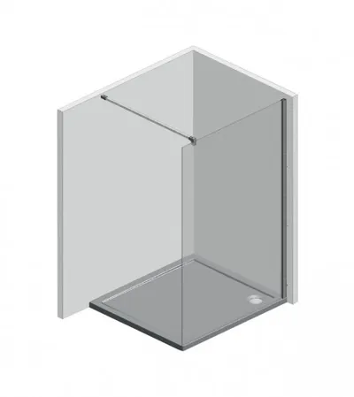 MASTER Staklo tuš kabine sa teleskopskom šipkom 90x195x0,6cm LP-172