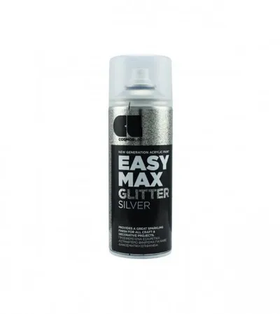 EASY MAX Sprej Glitter srebreni 400ml