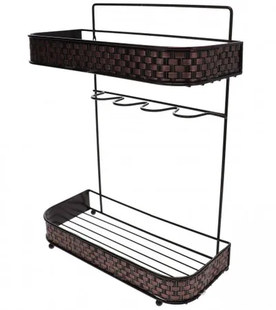 MASTER Polica zidna metalna za kupatilo 37,2x29,5cm 0119/01220402