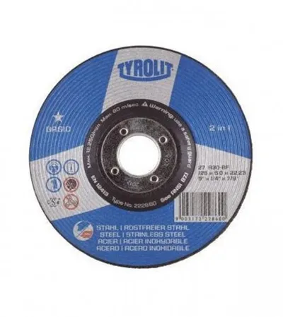 TYROLIT Ploča brusna 230x6mm ČELIK+INOX 297333