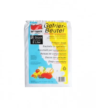 QUICKPACK Vrećice za zamrzivač 20x30cm 2l 100217A
