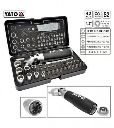 YATO Set bitova 42/1 YT-2806