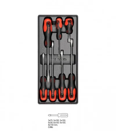 YATO Izvijači ravni set 7/1 YT-5535