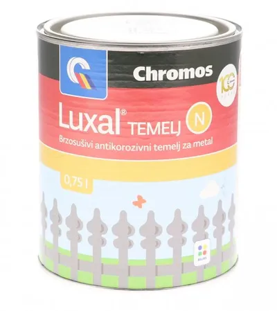 CHROMOS Boja temeljna brzosušiva za metal 0,75l siva 43067602
