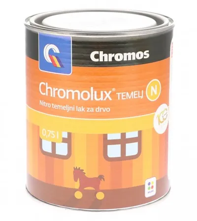 CHROMOS Lak nitro temeljni za drvo 0,75l bezbojni 43005302
